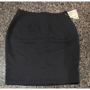 Giorgio Fiorini Collection Womens Black Stretch Pencil Skirt Size 4 NWT Office
